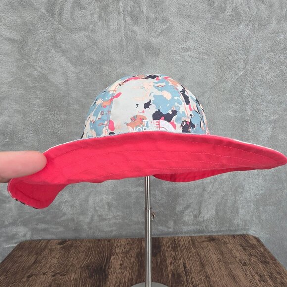 The North Face Littles Brimmer Sun Hat Reversible Colorful UPF 40+ Unisex Splash - Picture 4 of 16
